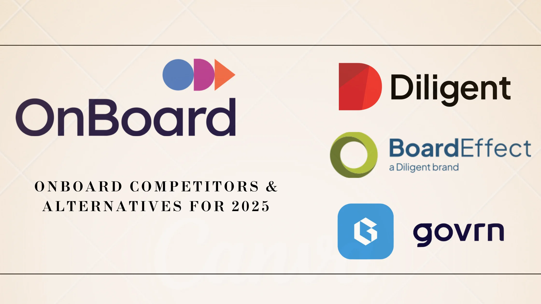 OnBoard Management Software Competitors & Alternatives for 2025