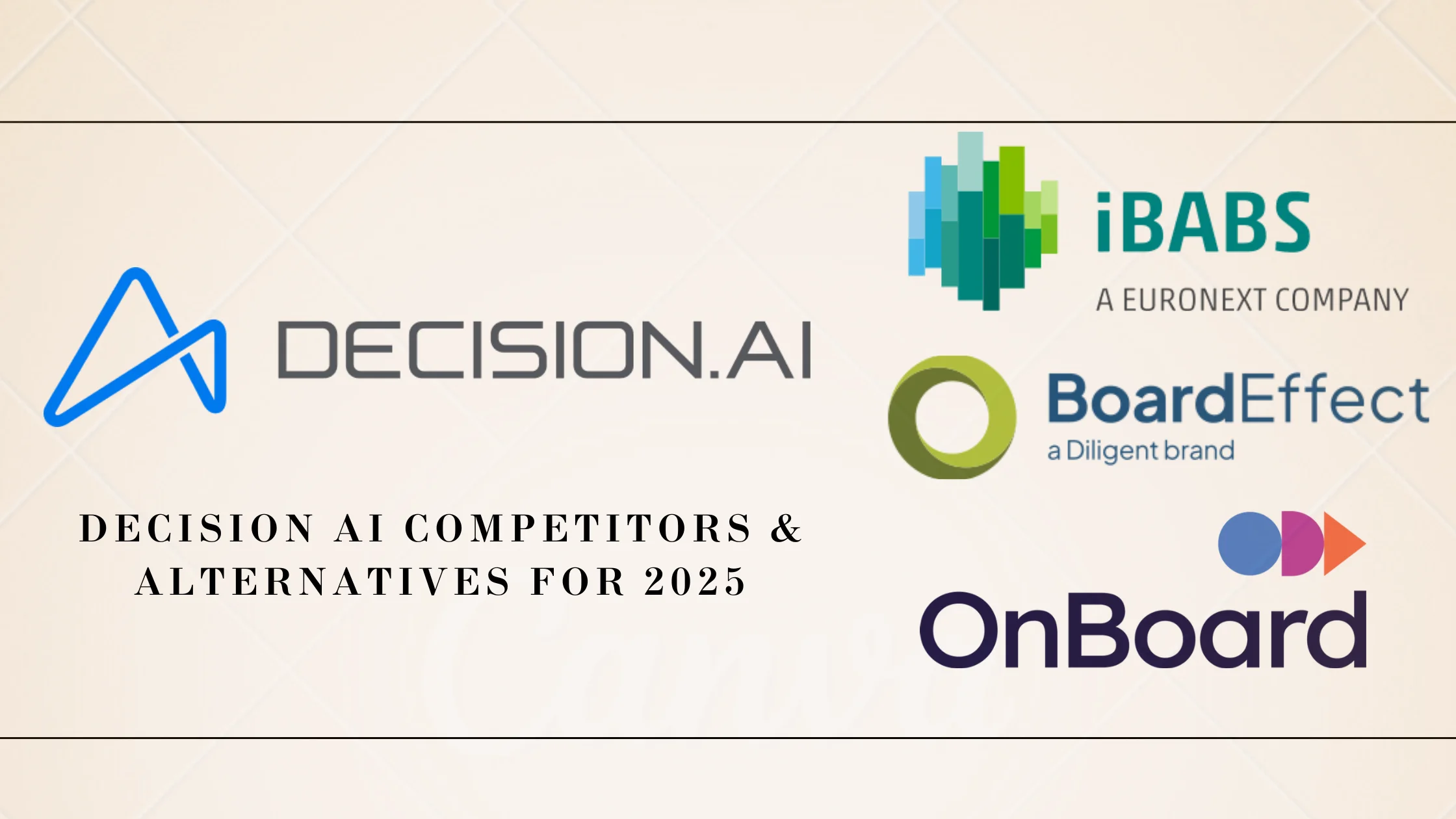 A Guide to Decisions AI Competitors and Alternatives in 2025